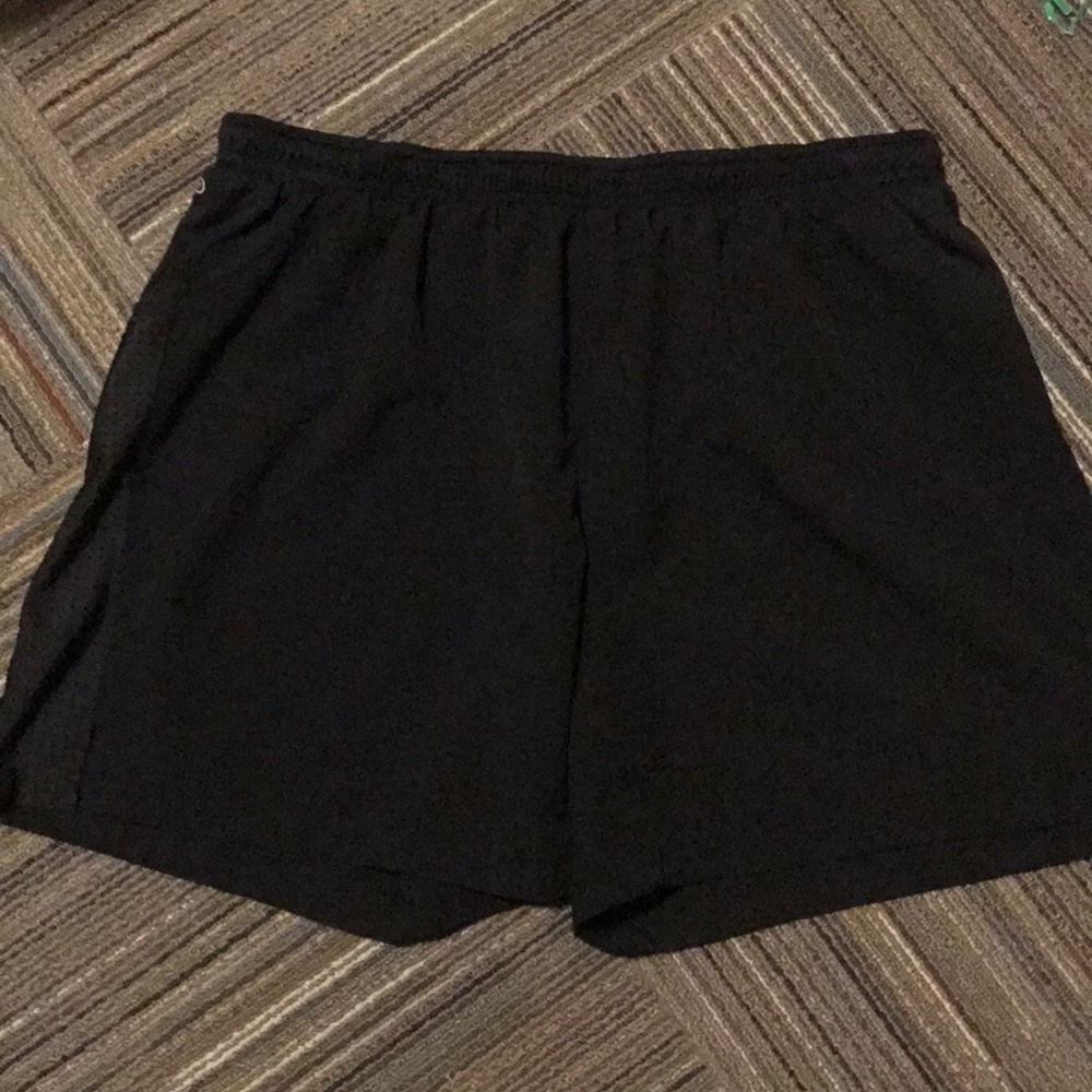 Black basketball shorts
